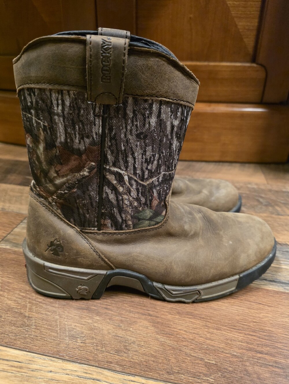 Rocky Kids' Aztec Wellington Boots Camo